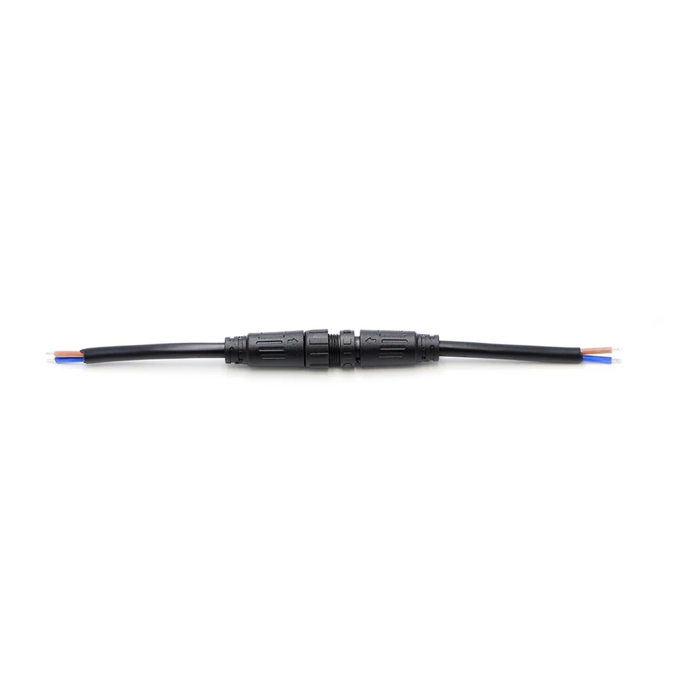 Wasserdichter M12 3-Pin-Gewindestecker IP67